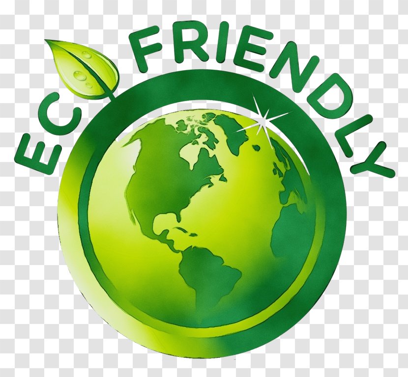 Green Logo World Earth Emblem Transparent PNG