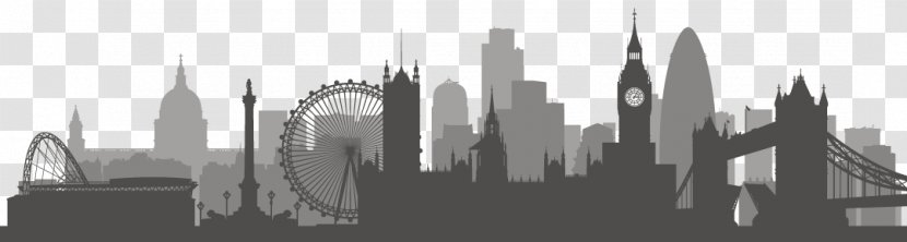 Nottingham Skyline Silhouette - London England Transparent PNG