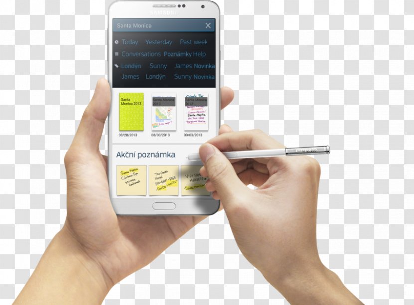 Samsung Galaxy Note 3 Neo 10.1 Stylus Transparent PNG