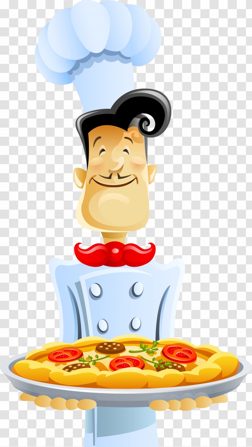 Chef Cartoon Royalty-free Clip Art - Royaltyfree - Cooking Pan Transparent PNG