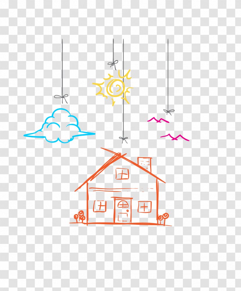 Drawing Tree House Child - Photography - Vector Colors Linear Creative Clouds Small Transparent PNG