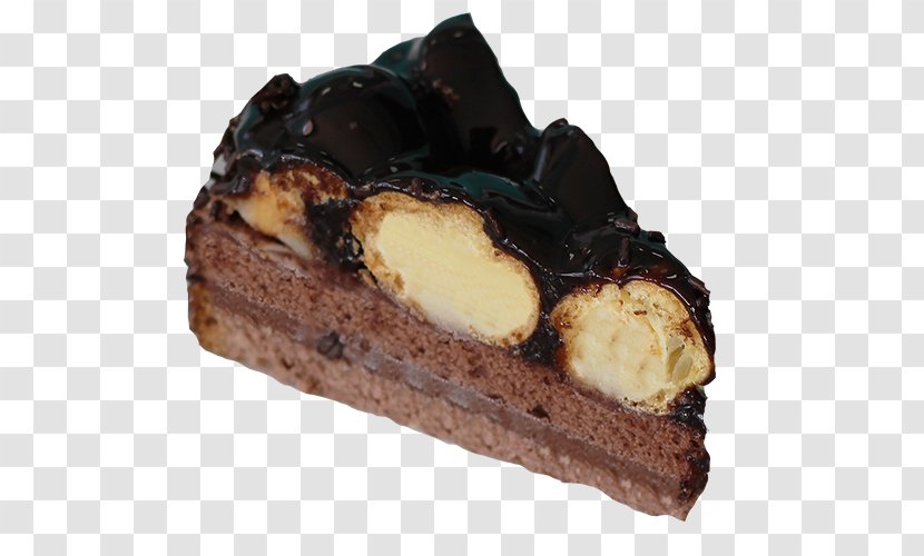 Chocolate Truffle Fudge Flourless Cake Brownie - Food Transparent PNG