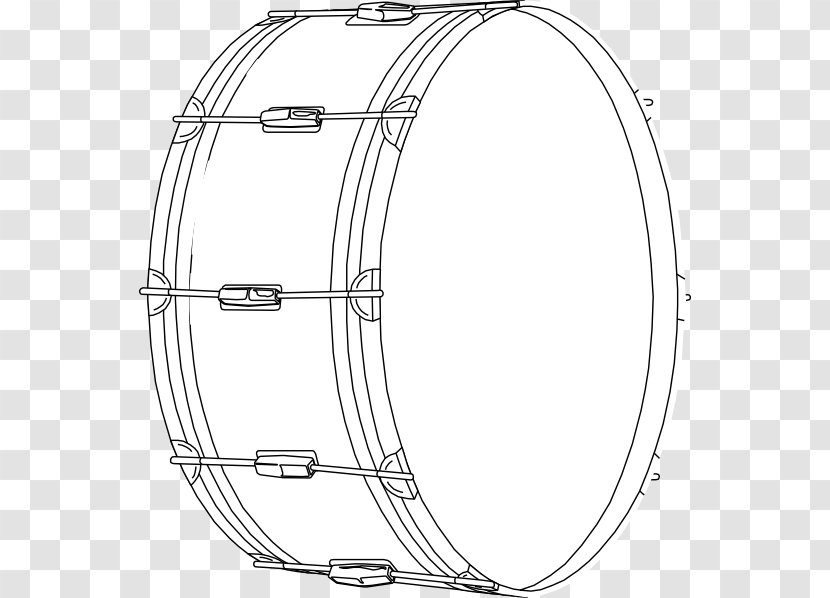 Bass Drums Djembe Coloring Book - Watercolor - Drum Transparent PNG