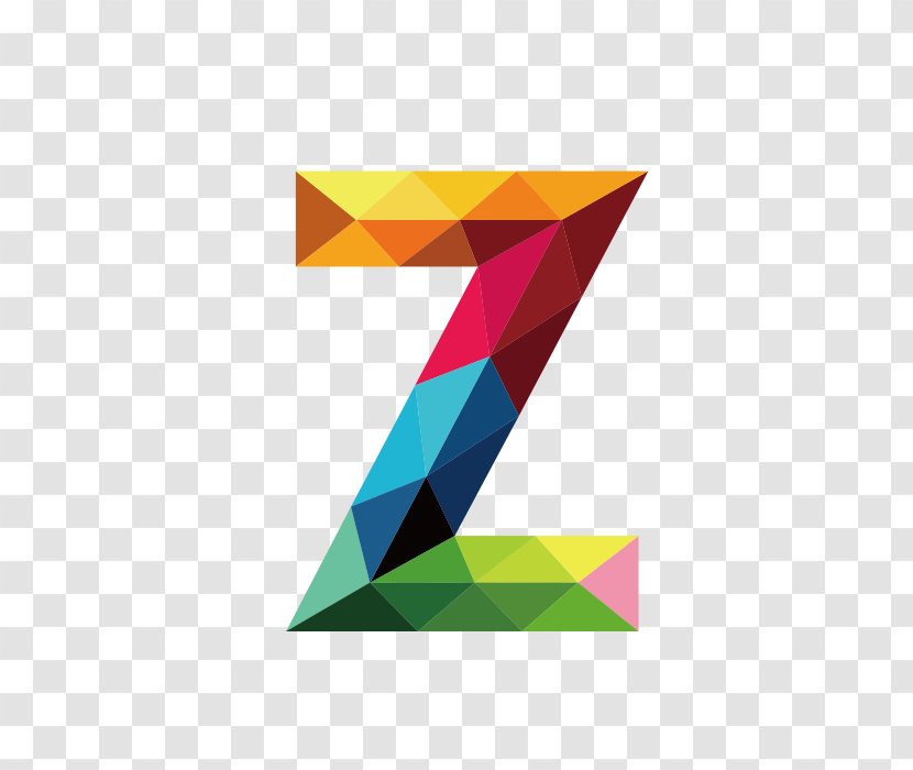 Z Letter Font - A - Colorful Letters Transparent PNG