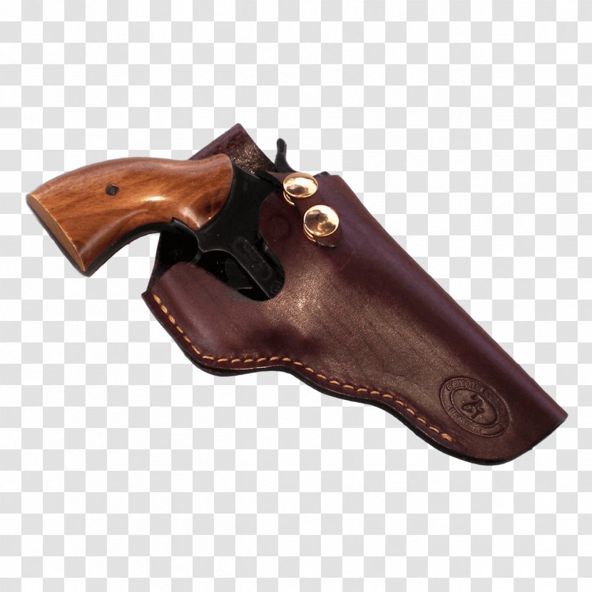 Revolver Gun Holsters Firearm Pistol Leather - Ammunition - Holster Transparent PNG
