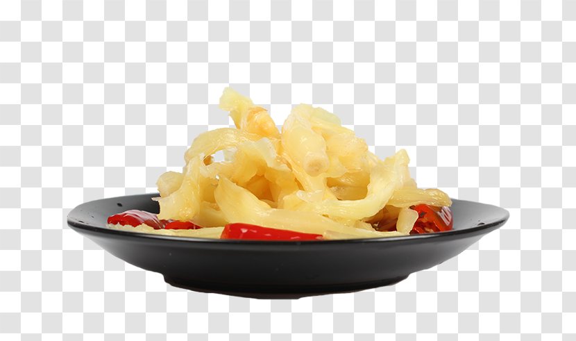 French Fries Icon - Plate - Black Platter Pickled Ginger Transparent PNG