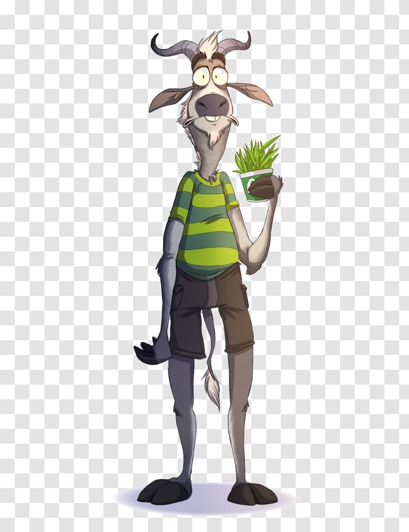 Goat Character Model Sheet Animated Cartoon - Mr. Transparent PNG