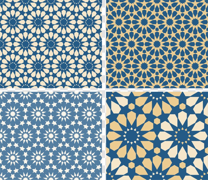 Blue Pattern - Point - And Yellow National Wind Shading Background Transparent PNG