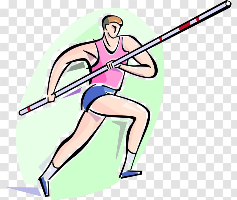 Track & Field Sport Pole Vault Clip Art - Frame - Silhouette Transparent PNG