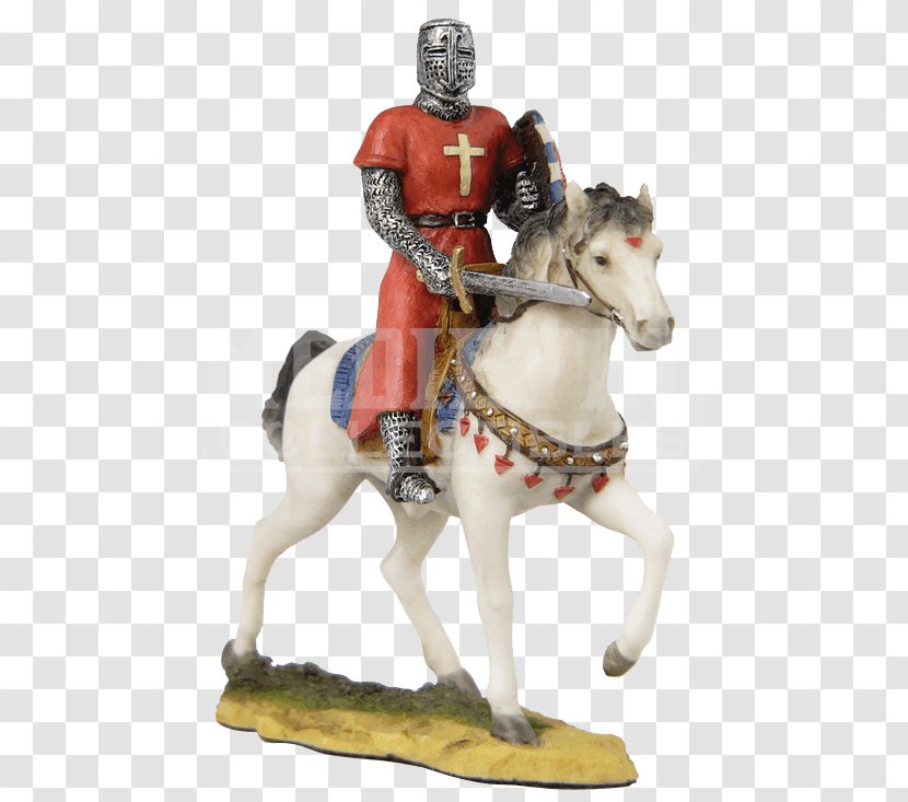 Knight Horse Statue Crusades Figurine Transparent PNG