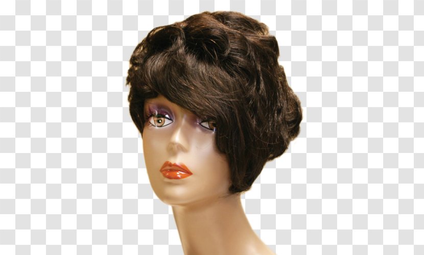 Brown Hair Wig Black Coloring - Ringlet Transparent PNG