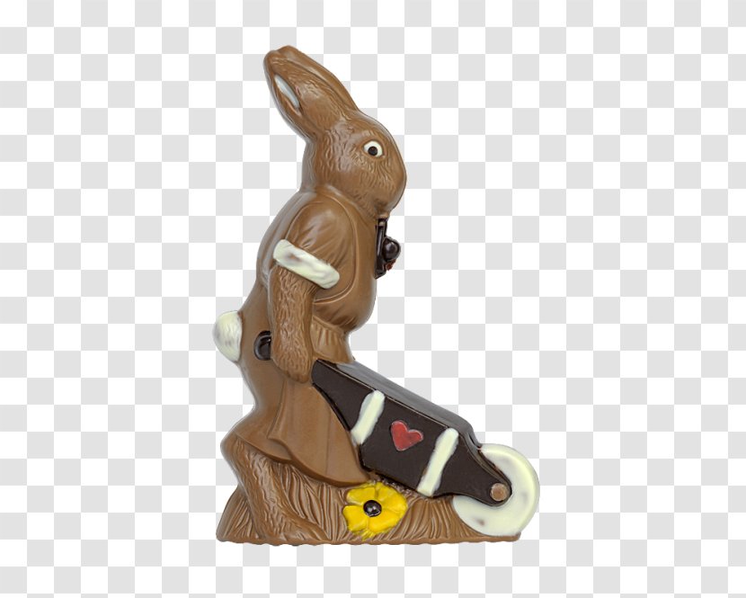 Rabbit Easter Bunny Hare Animal Figurine Transparent PNG