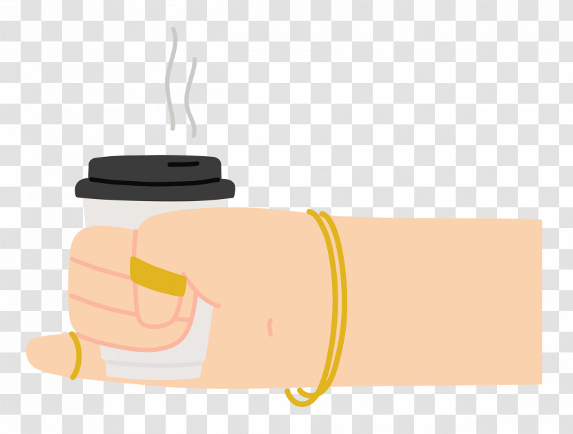 Hand Holding Coffee Hand Coffee Transparent PNG
