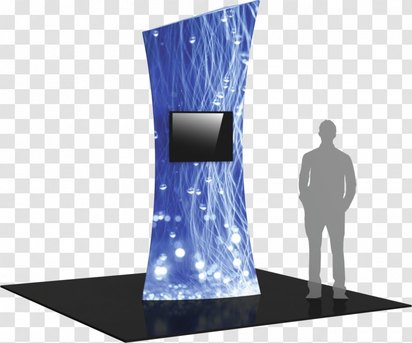 Fabric Structure Textile Trade Show Display Computer Monitors Stretch - Dye Transparent PNG