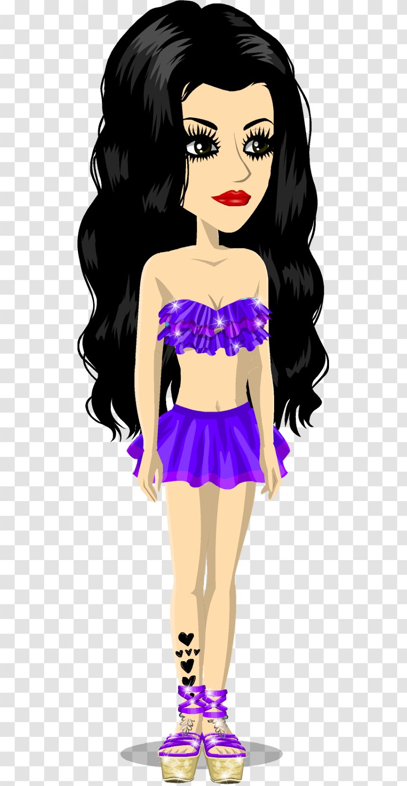 MovieStarPlanet Fashion Hairstyle Clothing Female - Cartoon - Beach Party Transparent PNG