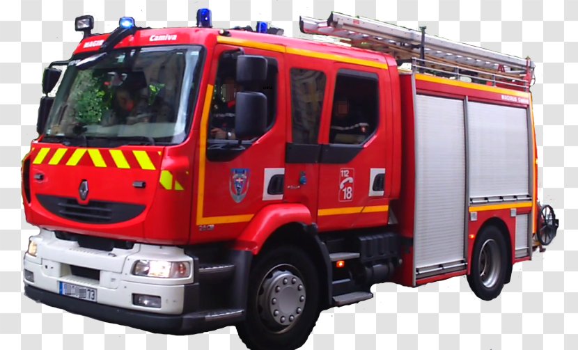 Fire Engine Firefighter Department Water Tender Renault - Vehicle Transparent PNG