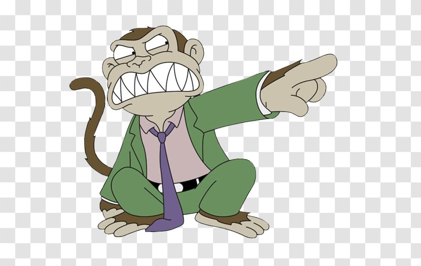 The Evil Monkey Brian Griffin Clip Art - Hand - Family Image Transparent PNG