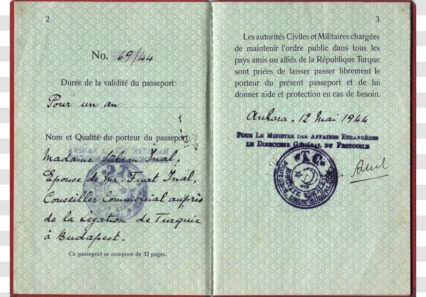 Passport Second World War United Nations Laissez-passer Travel Document Diplomat - Academic Certificate Transparent PNG