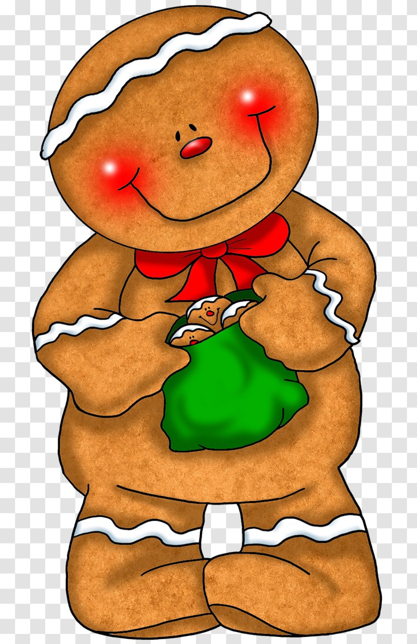 Gingerbread Man House Cookie Clip Art - Heart - Transparent With Green Bag Clipart Transparent PNG