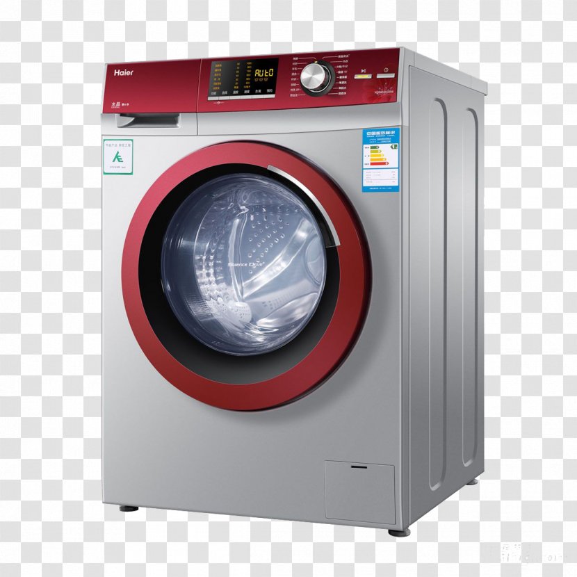 Washing Machine Haier Home Appliance - Decoration Design Transparent PNG