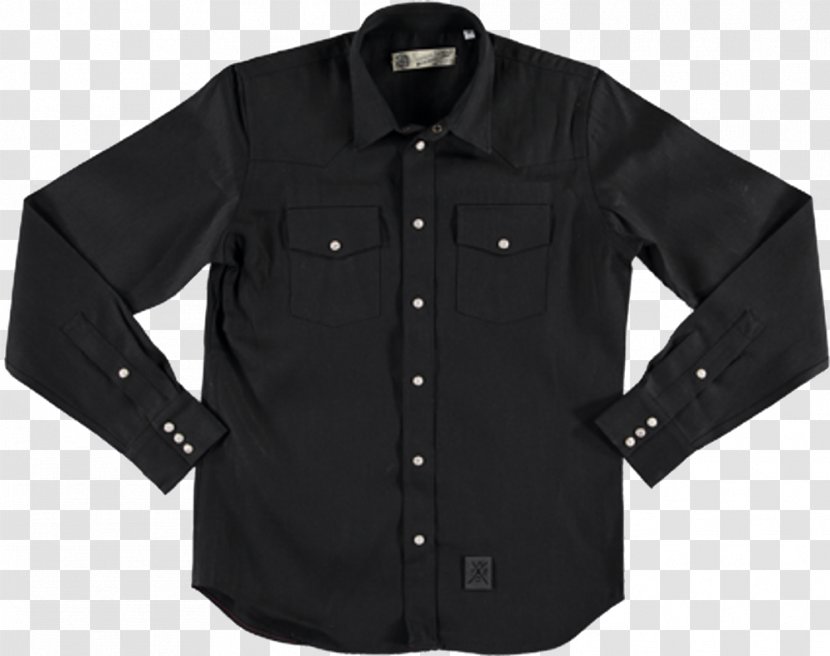 Dress Shirt T-shirt Denim Jacket - Tshirt Transparent PNG