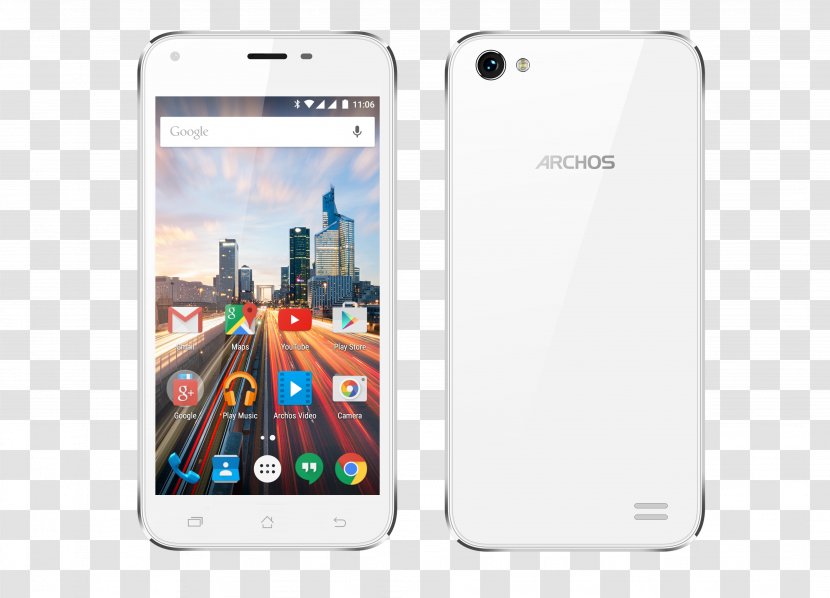 Archos 50 Helium Plus Smartphone Telephone Touchscreen - Mobile Phones Transparent PNG
