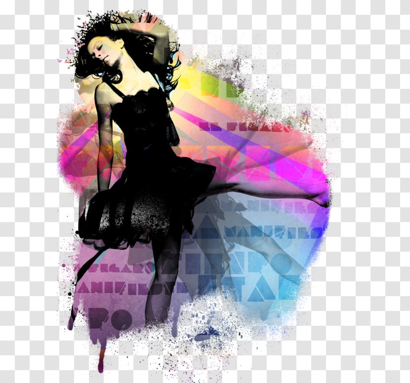 Art Graphic Design Desktop Wallpaper - Purple - Lindsay Lohan Transparent PNG