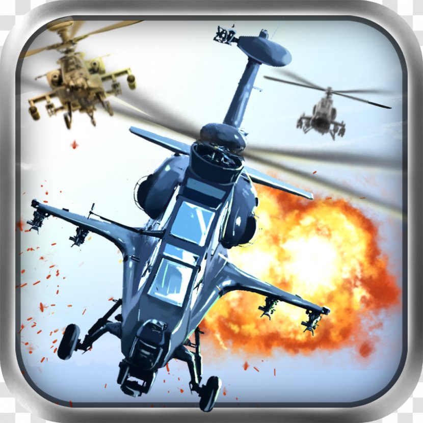 Assault Helicopter Rotor Gunship Shooter Game - Rotorcraft Transparent PNG