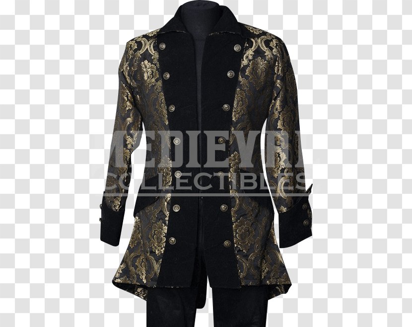 Overcoat Jacket Clothing Pirate - Coat - Gothic Architecture Transparent PNG