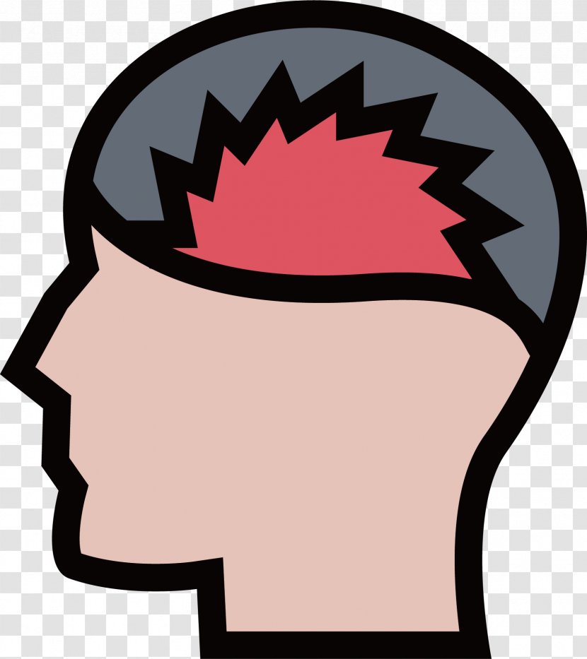 The Noun Project Icon - Silhouette - Human Brain Transparent PNG