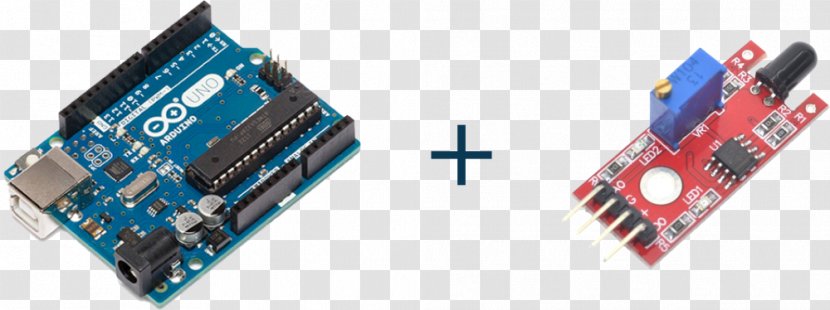 Arduino Uno ATmega328 Dual In-line Package Microcontroller - Inputoutput - Flame Sensor Transparent PNG