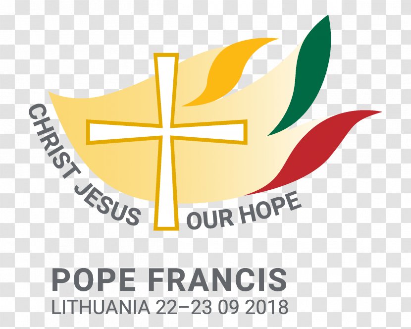 Latvia Pope Logo His Holiness Vizitas - Religion - Francis Shield Transparent PNG