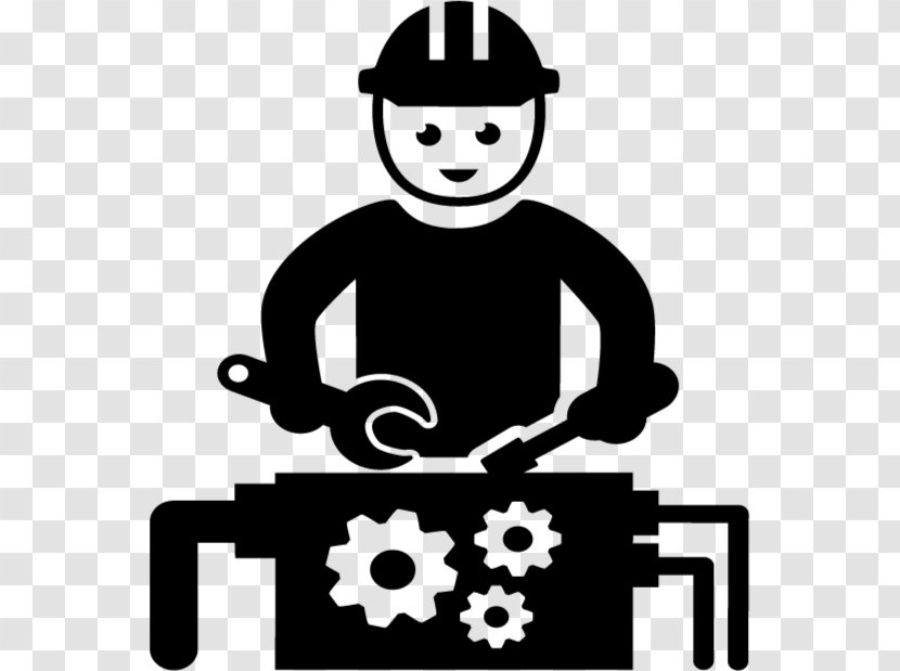 Factory Cartoon - Engineering - Wheel Smile Transparent PNG