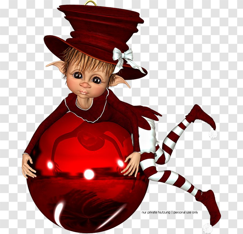 Elf Doll Gnome Clip Art - Christmas Ornament Transparent PNG