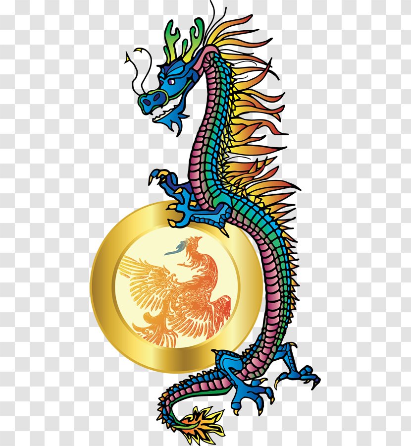Tai Chi Chen-style T'ai Ch'uan Qi Yin And Yang Clip Art - Mythical Creature Transparent PNG