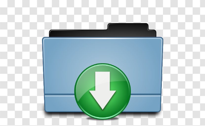 Download Directory - Green - Folder Icon Transparent PNG