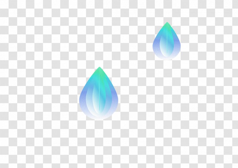 Drop Euclidean Vector Clip Art - Symmetry - Blue Fresh Water Drops Decorative Patterns Transparent PNG