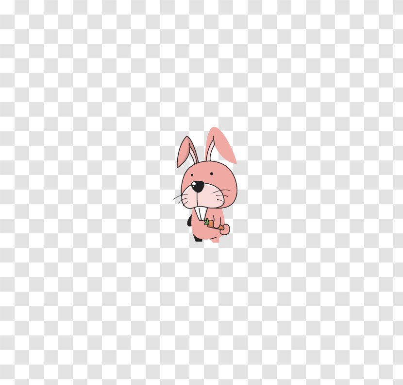 Rabbit Cartoon Textile Illustration - Mammal - Cute Bunny Transparent PNG