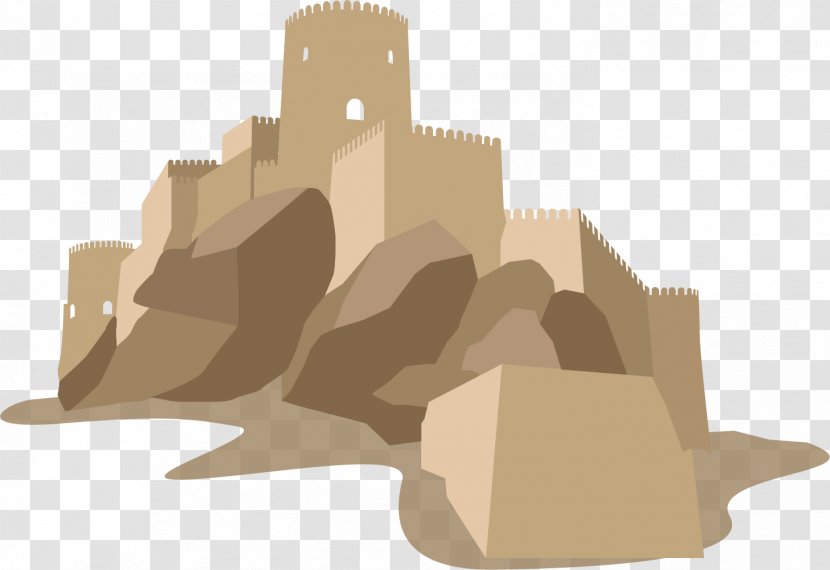 The Red Fort Euclidean Vector Fortification - Rock Palace Transparent PNG