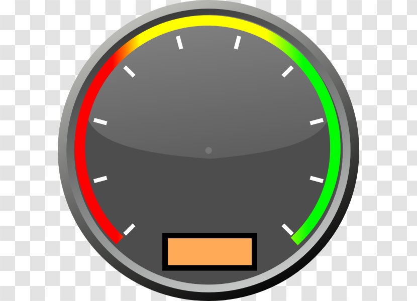 Gauge Temperature Clip Art - Yellow - Fuel Transparent PNG