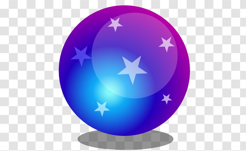 Electric Blue Purple Symbol Sky - Magic Ball Transparent PNG