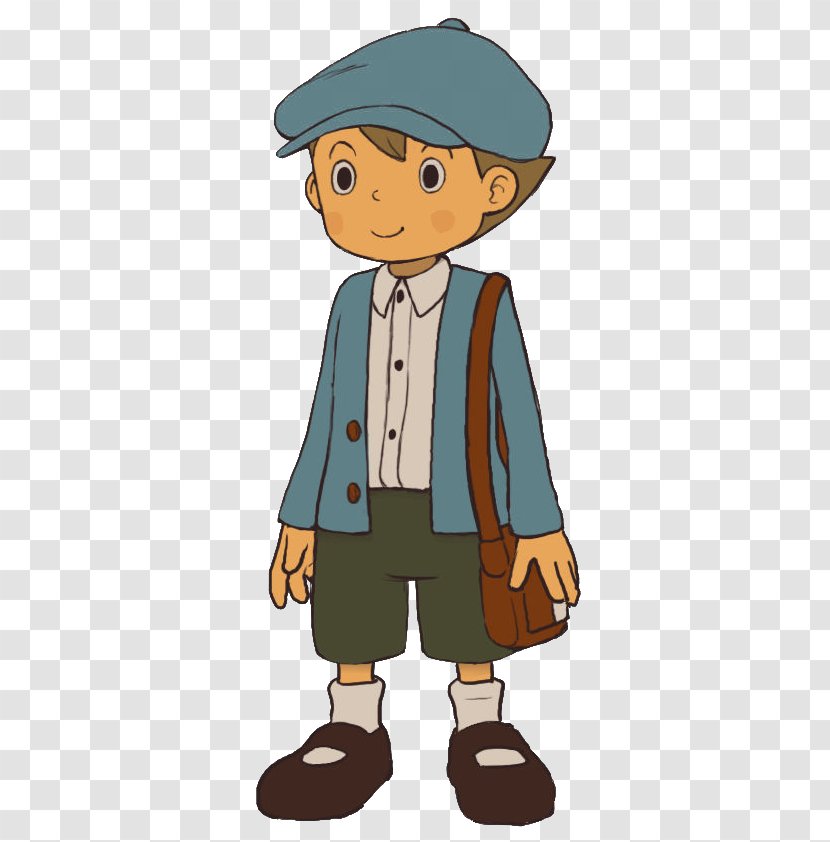 Professor Layton Vs. Phoenix Wright: Ace Attorney And The Azran Legacy Layton's Mystery Journey: Katrielle Millionaires' Conspiracy Miracle Mask Luke Triton - Cartoon Transparent PNG