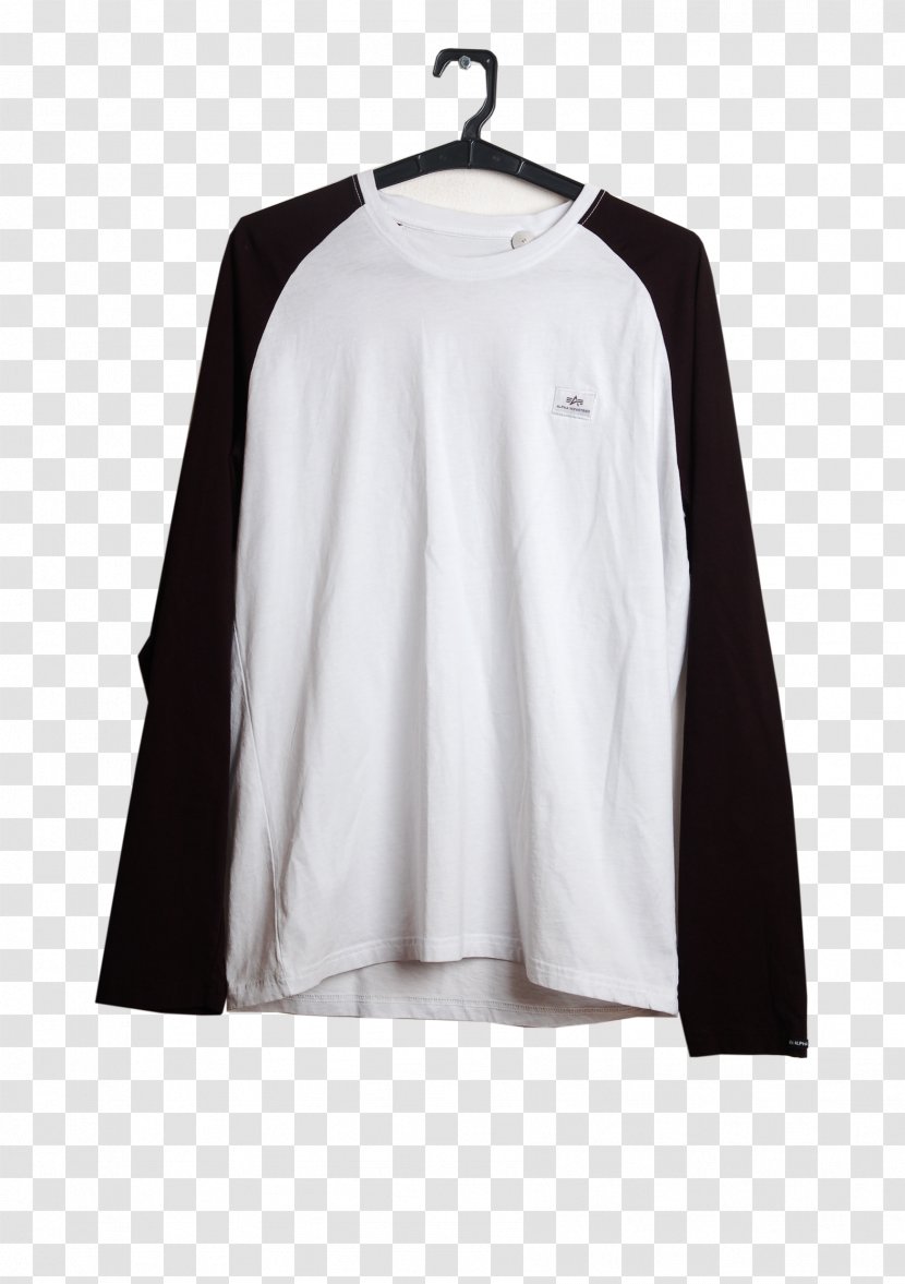 Long-sleeved T-shirt Clothes Hanger Shoulder - White Transparent PNG