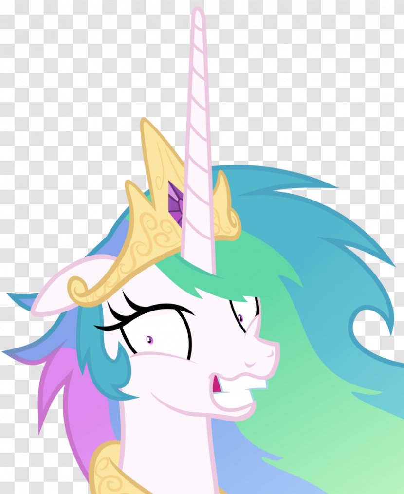 Princess Celestia Twilight Sparkle Pony Pinkie Pie Cadance - Cartoon - Unicorn Ear Transparent PNG