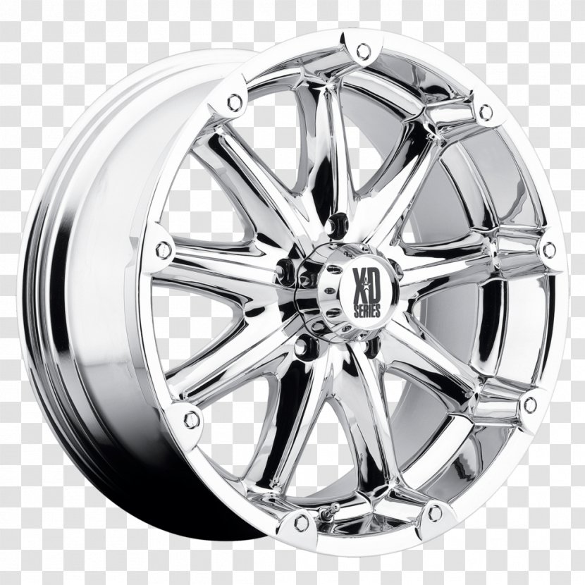 Alloy Wheel Spoke Rim Tire - Chrome Plating Transparent PNG