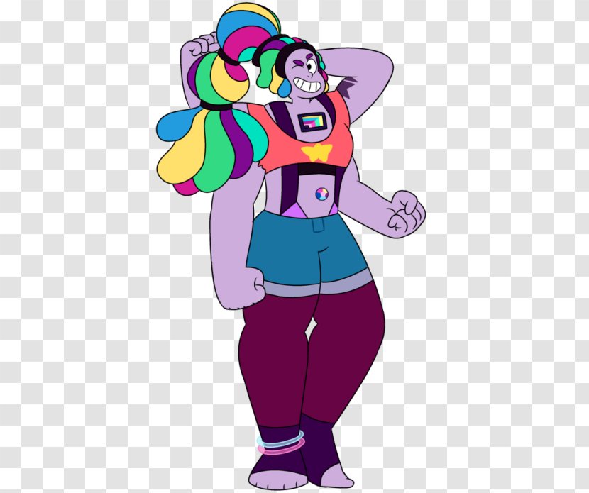 Stevonnie Connie Steven Universe Bismuth Quartz - Triple Rainbow Titanium Necklace Transparent PNG