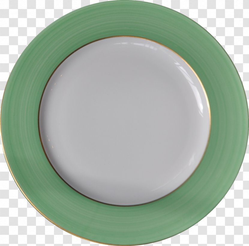 Plate Tableware - Green Transparent PNG