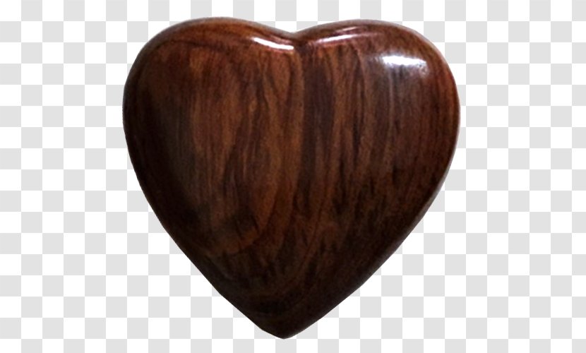 Urn Cremation Pet Wood The Ashes - Wooden Heart Transparent PNG
