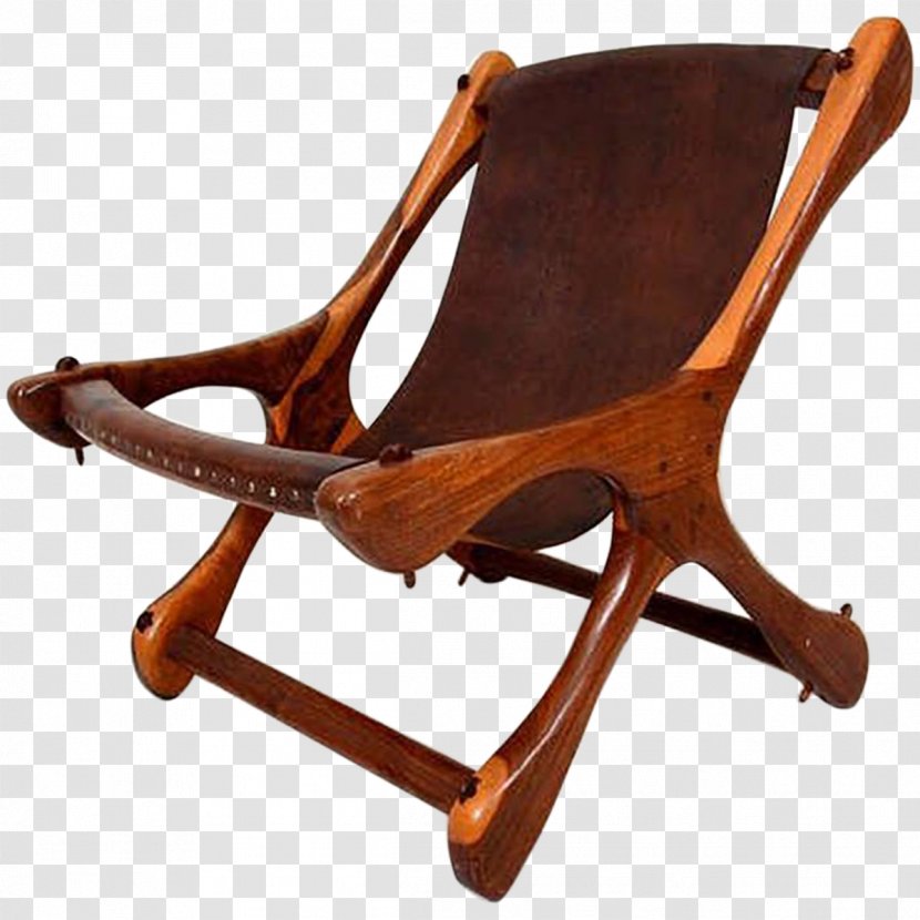 Chair Mid-century Modern Sling Danish Furniture - Bar Stool Transparent PNG