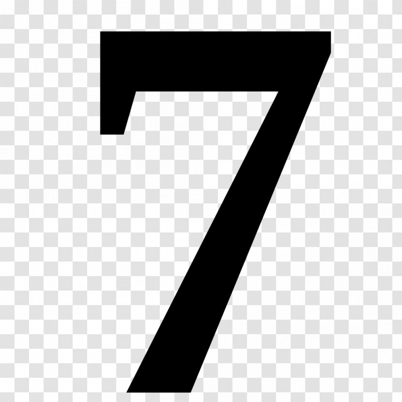 Symbol Luck Number Telephone - Information - 7 Transparent PNG